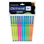 Classmate Octane neon gel pen pack of 10 pens