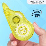 Classic Multipurpose 12 Meter White Strip Error Correction Tape with Front Cap for Office, School, Project, Assignment Pack of 1