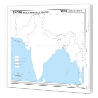 Practice map of India Physical