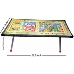 Multipurpose Ludo Snake Ladder Game Table Foldable Party & Fun Games Board Game