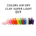 Air Dry Super Clay with Carving Molding Tools Kit for Girls and Boys; Kids Above Age 5+ Year Old (Pack of 12)