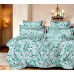 Zannat  4piece comforter set Double Bed with Bedsheet and 2 Pillow cover,300 GSM Reversible (Dark Purple & Grey)