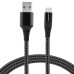 Type C Cable 3A Fast Charging 1M Braided Cable for Smartphones, Tablets, Laptops