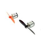 N10 3.7V Mini DC Motor 10x12x10mm 16000 RPM with 4Pcs 55m Propeller for Helicopter Drones Toy Car