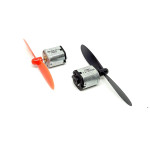 N10 3.7V Mini DC Motor 10x12x10mm 16000 RPM with 4Pcs 55m Propeller for Helicopter Drones Toy Car