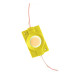 12V 2.4 Watt Coin LED Light yellow color for decoration 5pcs Light
