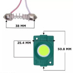 12V 2.4 Watt Coin LED Light for decoration ( 10pcs-Green)