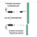 12V 2.4 Watt Coin LED Light for decoration ( 10pcs-Green)