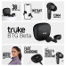 Truke BTG Beta True Wireless in Ear Earbuds with 13mm Big Speaker Drivers, 38H Playtime, Fast Charging,Instant Pairing,Dual-Mic ENC, Bluetooth 5.3, IPX4 (Black)