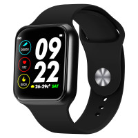 Smart watch with Bluetooth Call, Bluetooth Camera, Music, Heart Rate, Sport Activity Series 8 Fitness Watch XS8+MAX (Black)