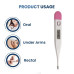 Digital Thermometer With One Touch Operation For Child And Adult