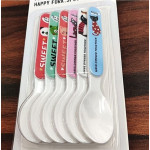 Set for Kids School Gifting Item (Set of 3 Spoon and 3 Forks Cutlery)