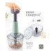 Hand-Press Vegetable Chopper Mixer Cutter (650ml) to Cut Onion, Salad, Tomato, Potato Pack of 1