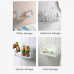 Wall Mounted Storage Shelves, Creative No Drilling Human-Shaped