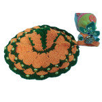 Laddoo Gopal Ji Woolen Crochet saffron Dress