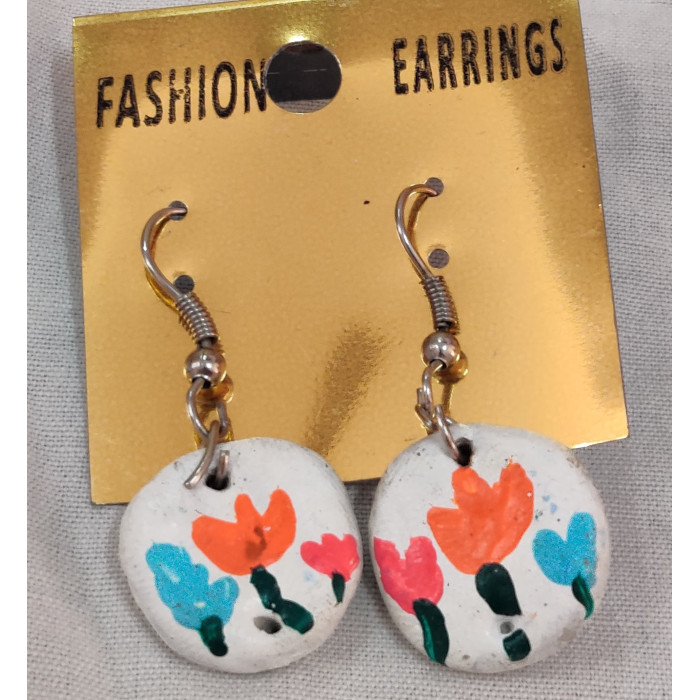 Flower Earring (handcrafted)