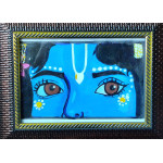 Lord Krishna Eyes Painting