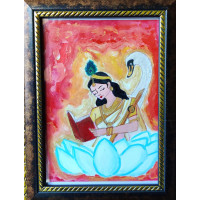 Saraswati Mata Painting